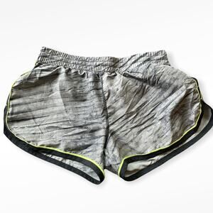 Under Armour Heat Gear Gray/Black Lime Running Shorts S